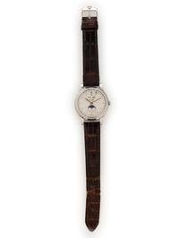 ROLEX, REF. 8171 STAINLESS STEEL 'PADELLONE' TRIPLE CALENDAR MOONPHASE WATCH, CIRCA 1950