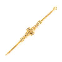 Sapphire and Yellow Gold Bracelet
