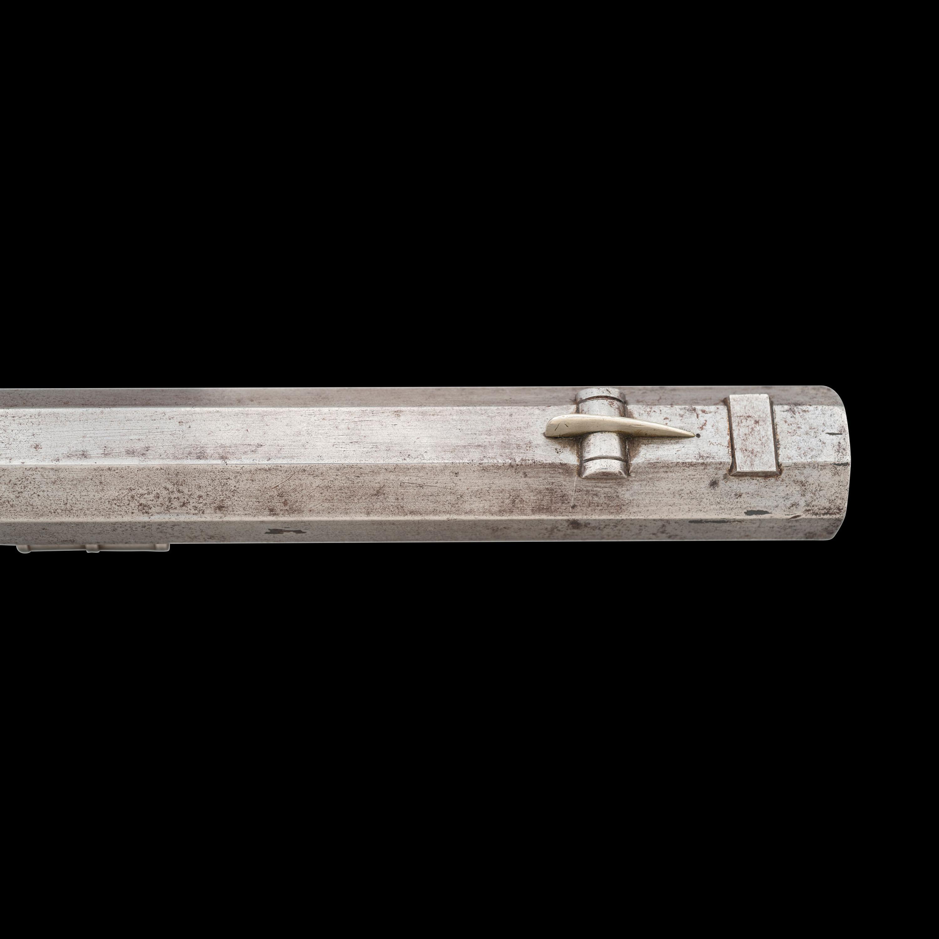 Lovely H.E. Dimick St. Louis Half-Stock Percussion Heavy Sporting Rifle