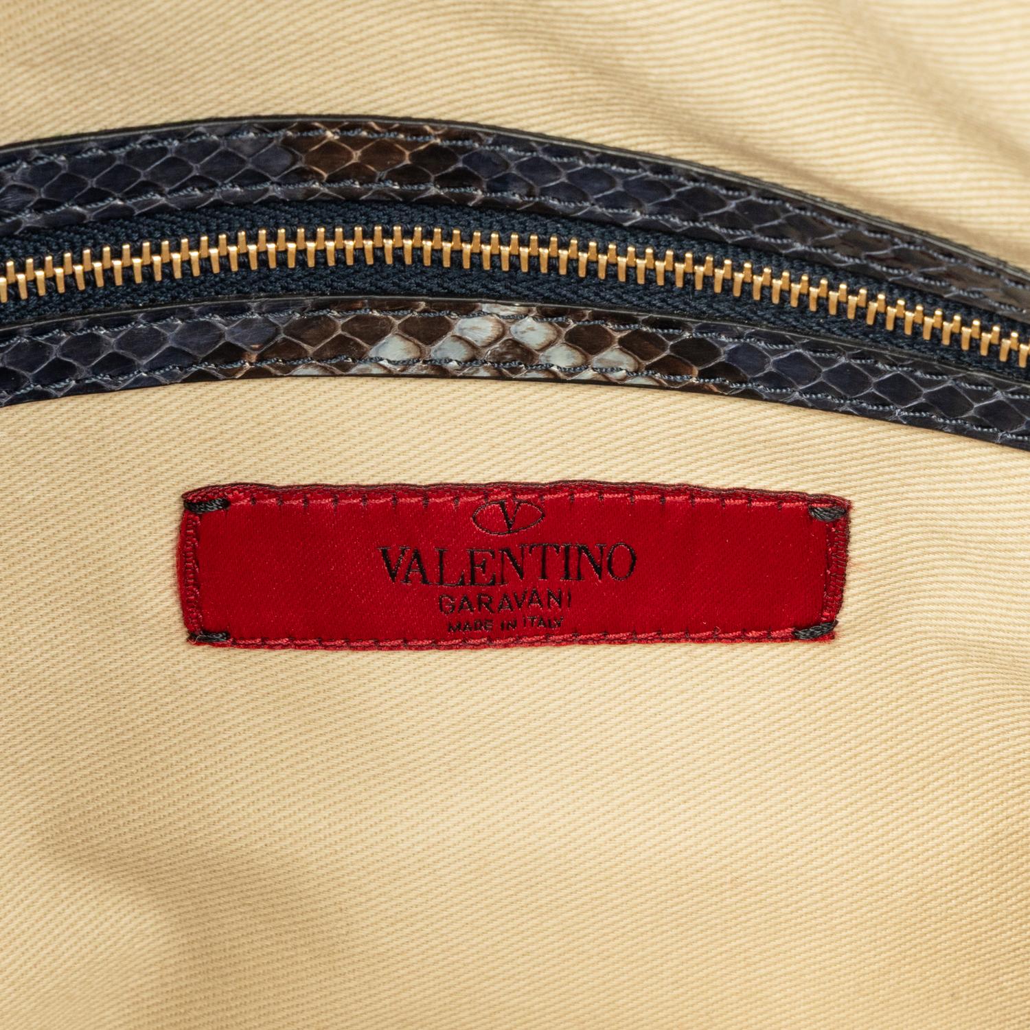 NANCY GONZALEZ & VALENTINO, THREE EXOTIC SKIN BAGS