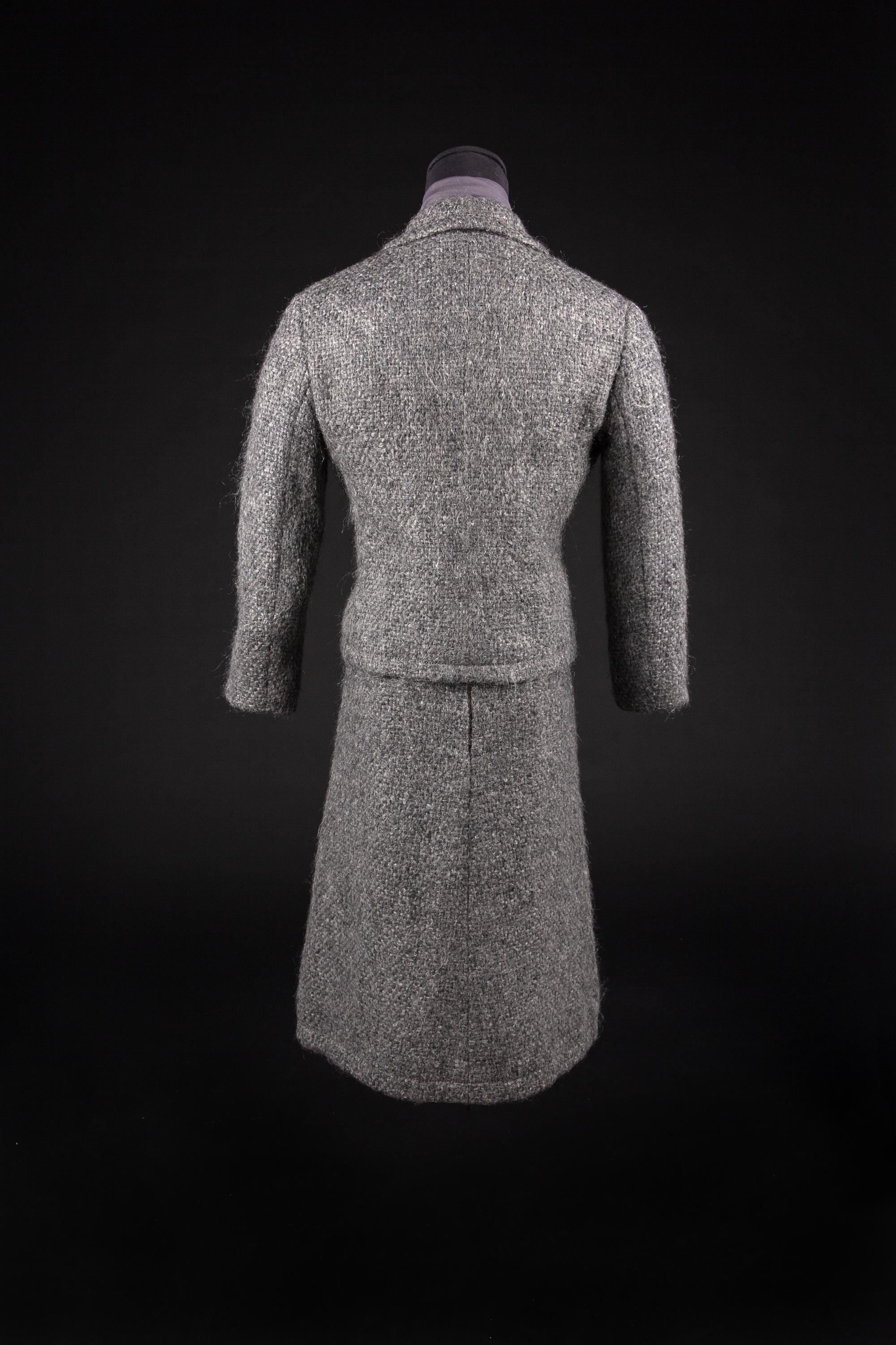 Christian Dior by Marc Bohan Haute Couture ensemble, Autumn-Winter 1961 — Worn by Dame Olivia de Havilland