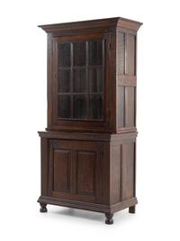 A French Provincial Step-Back Cupboard