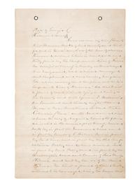 [CIVIL WAR]. Two documents recording the sale of land in Georgia to the Confederate States of America.