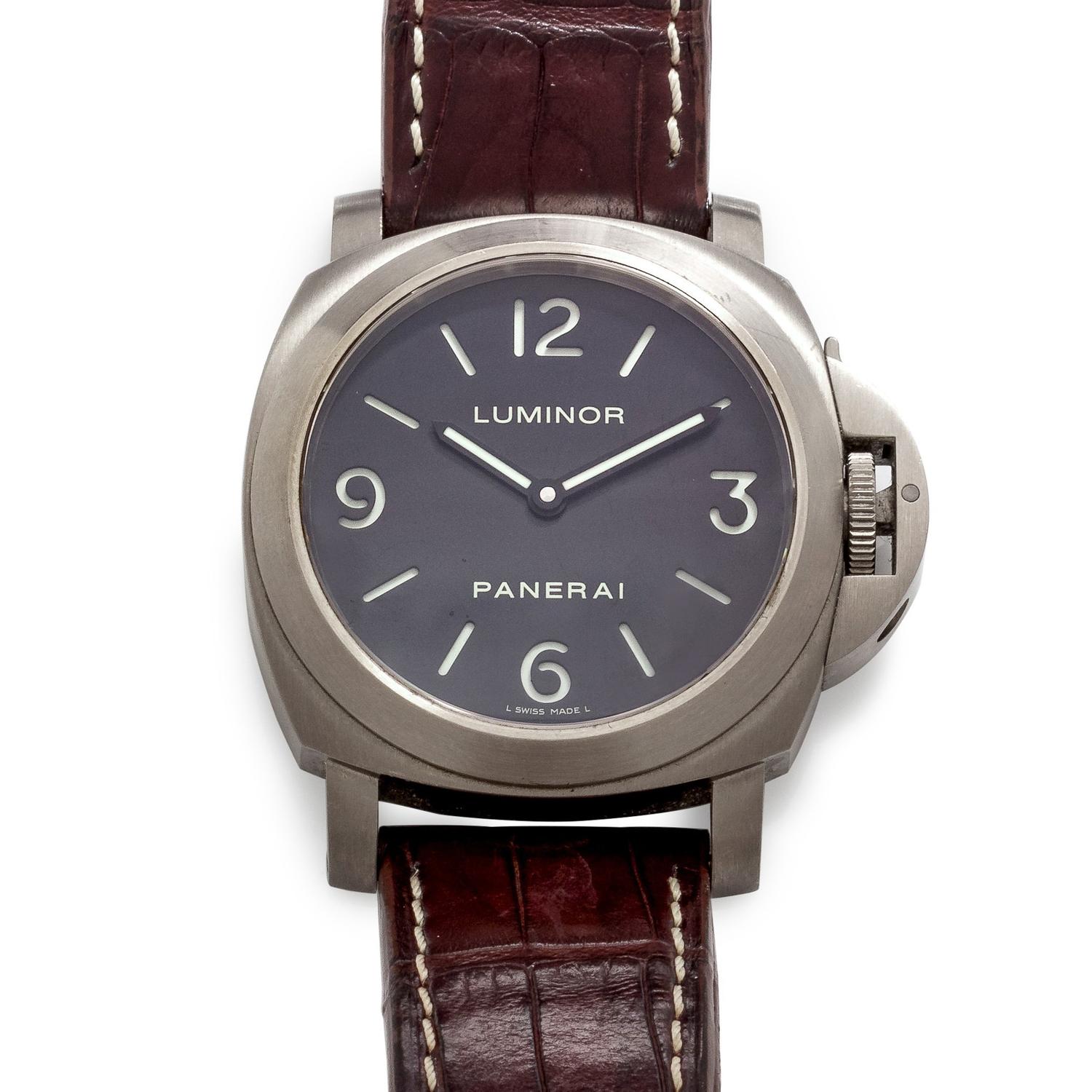 Panerai, Titanium 'Luminor' Wristwatch