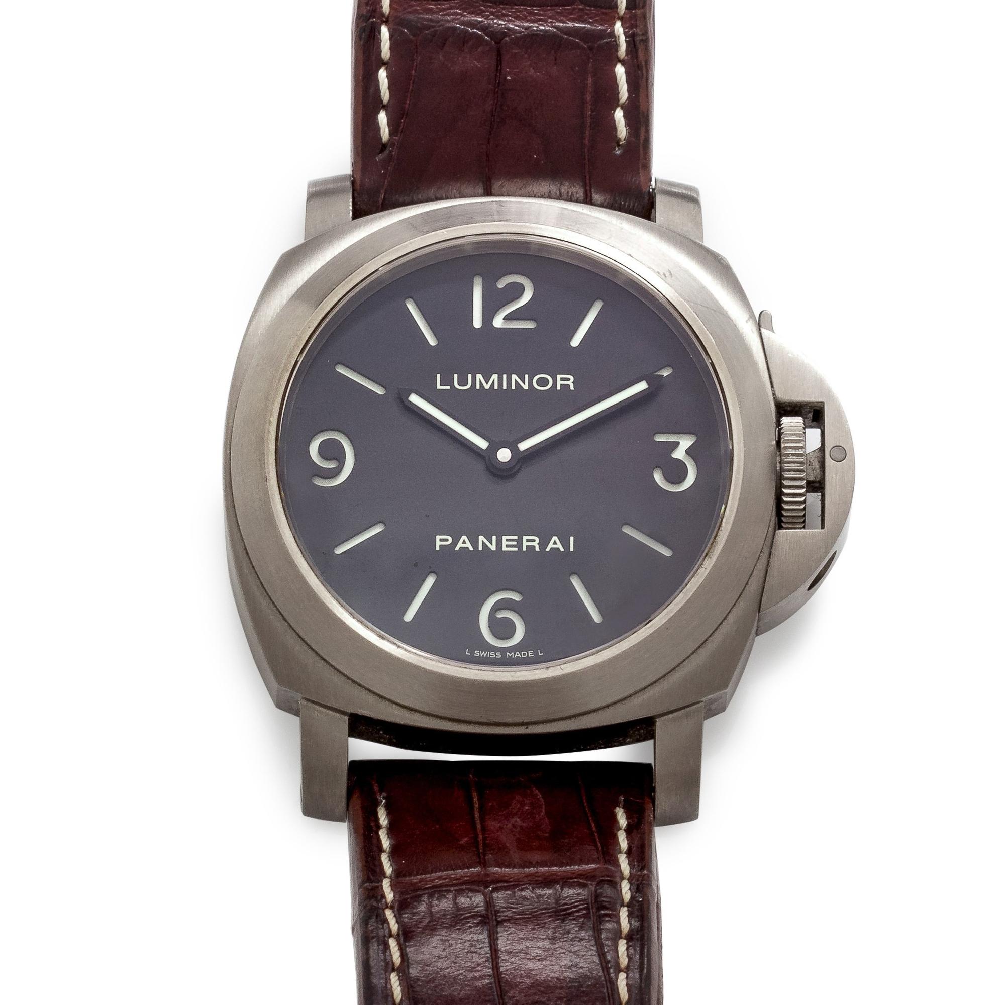 Panerai, Titanium 'Luminor' Wristwatch