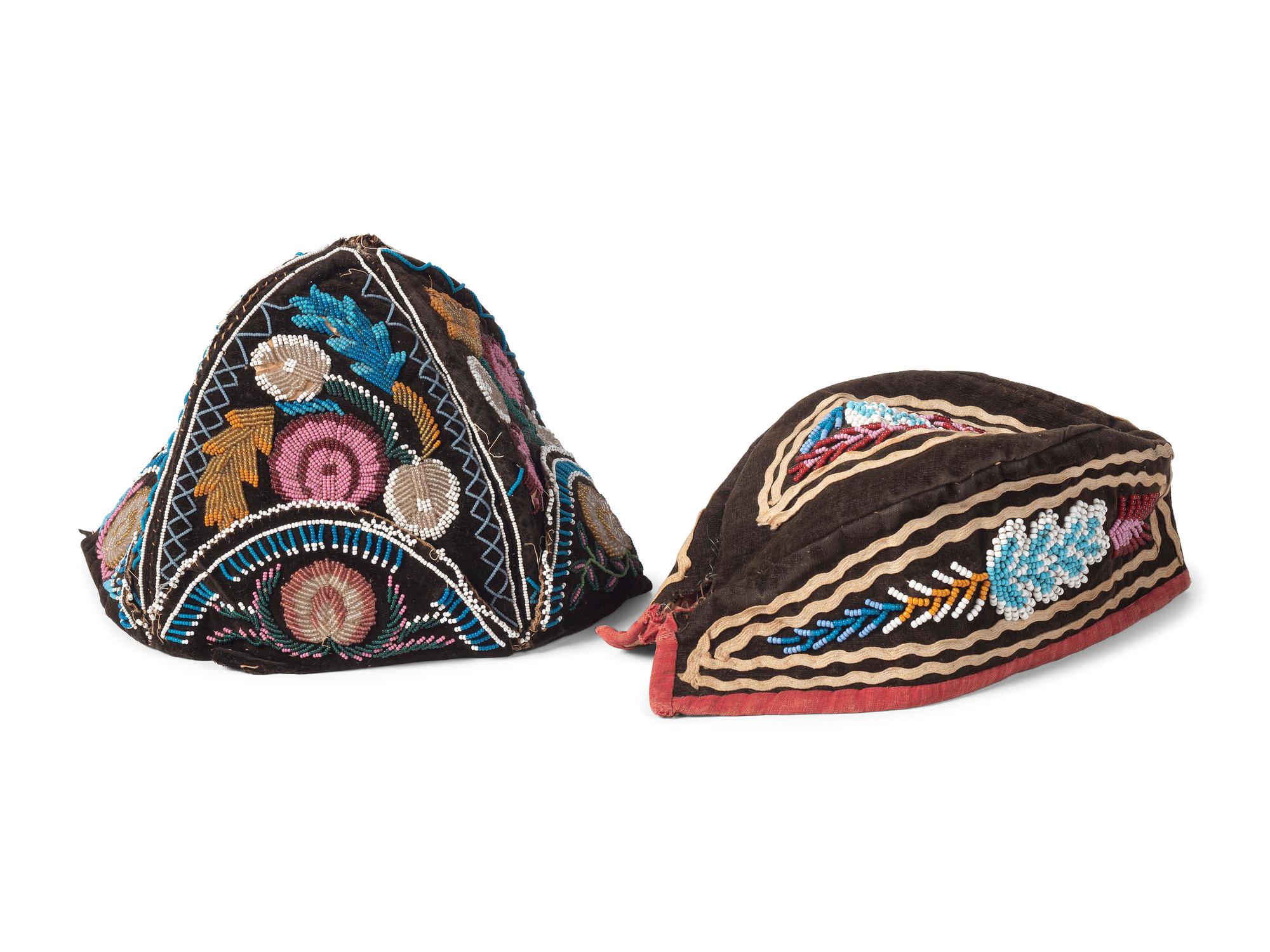 Haudenosaunee Beaded Caps