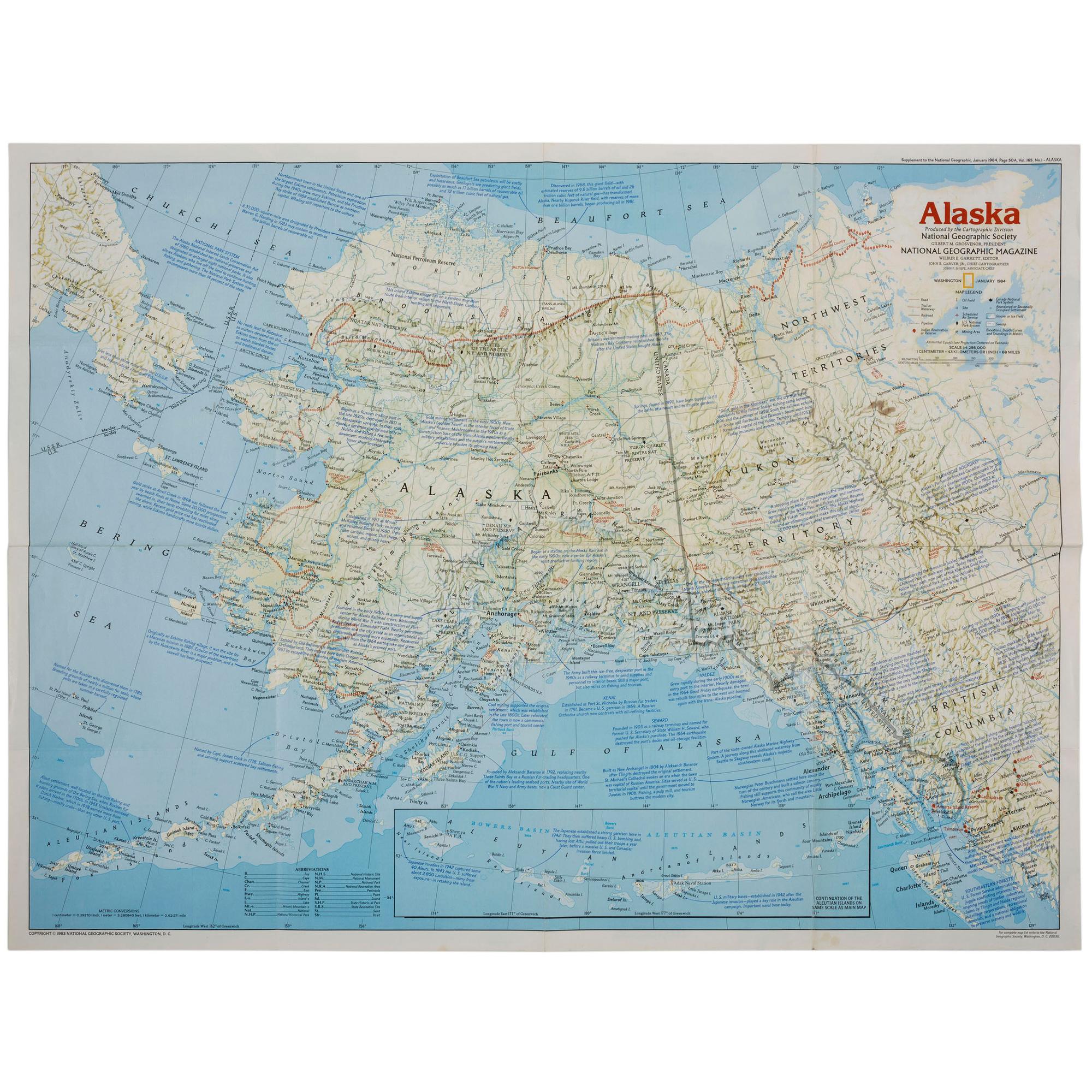 [MAPS]. A group of 11 US Geological survey maps of Alaska.