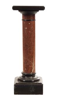 A Continental Marble Pedestal Height 41 inches.