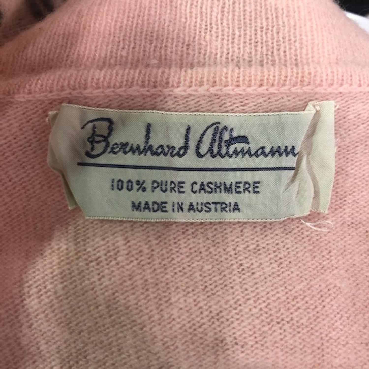 Two Bernhard Altmann Cashmere Sweaters, 1960s