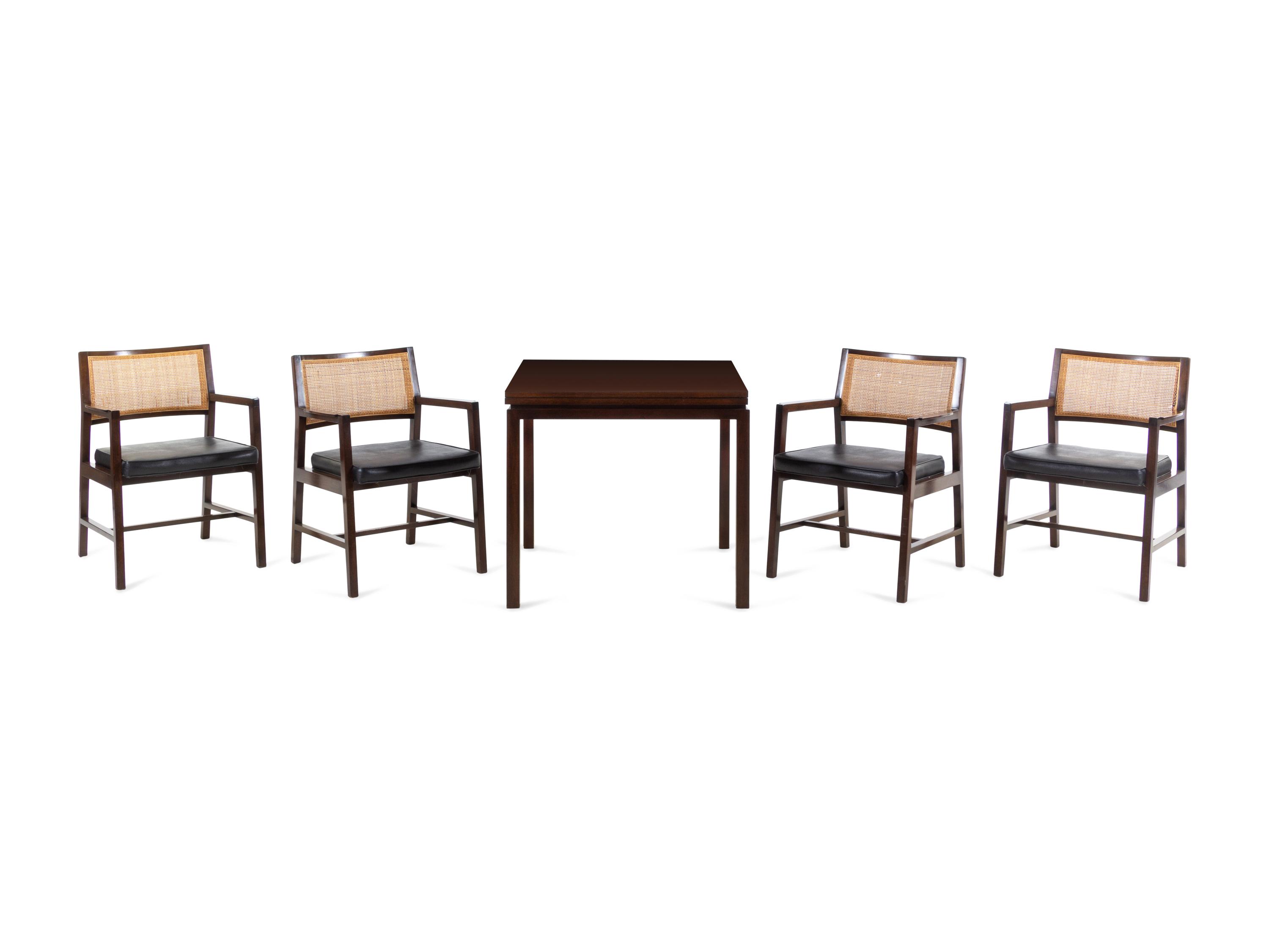 Expandable Dining Table with Four Armchairs Dunbar, USA