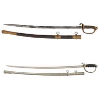 Military Archive of 1st Lt. (Later Major General) William Spencer McCaskey Including: Inscribed Civil War-era M1850 Sword, Philippine American War-era M1902 Sword, and 45 Original Letters and Photos
