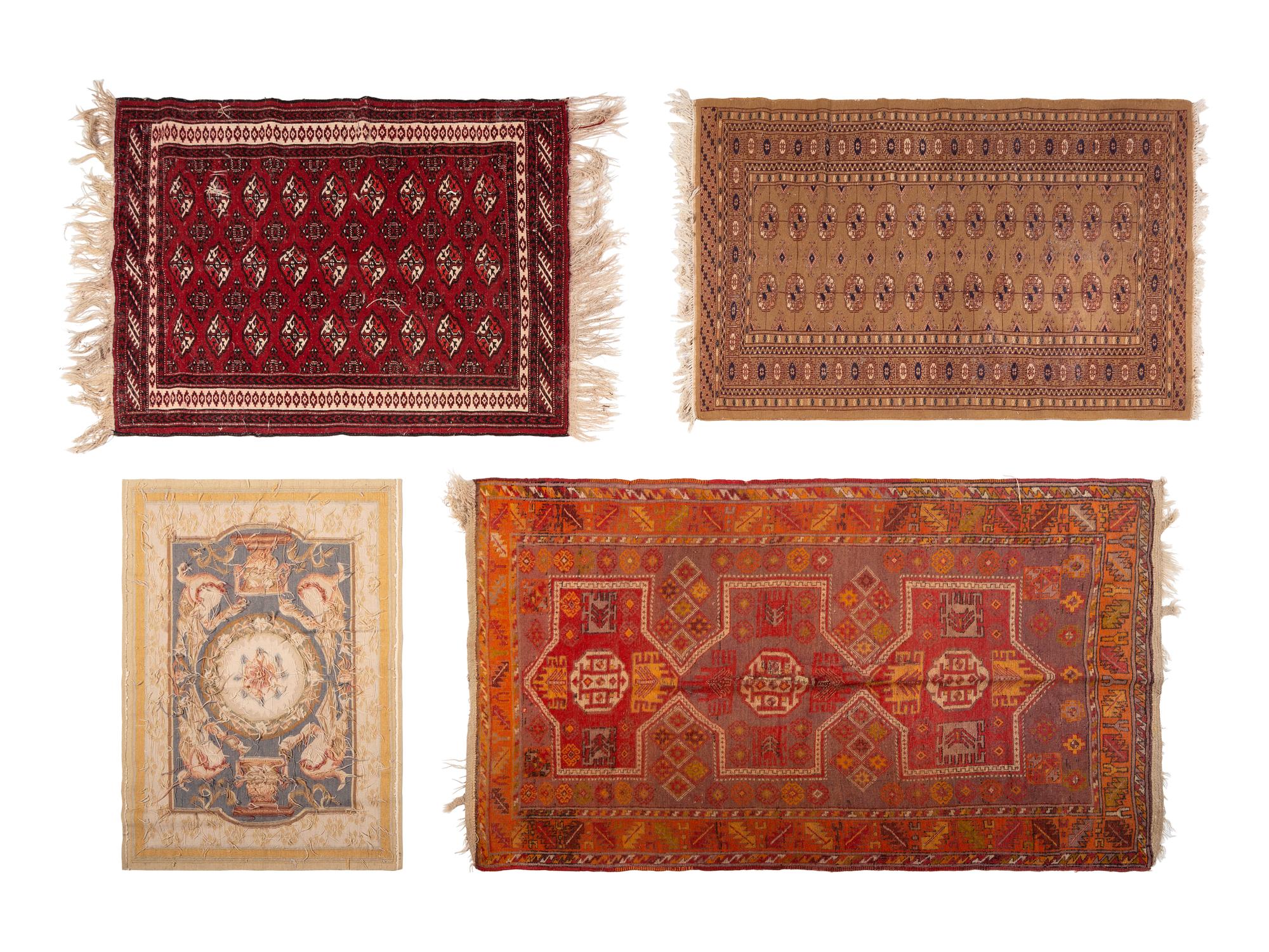 Four Persian Area Rugs