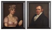 Abraham G.D. Tuthill (1776-1843), A Pair Of Portraits: A Lady And Gentleman
