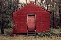 William Christenberry (1936-2016) Red Building in Forest, Hale County, Alabama, 1983