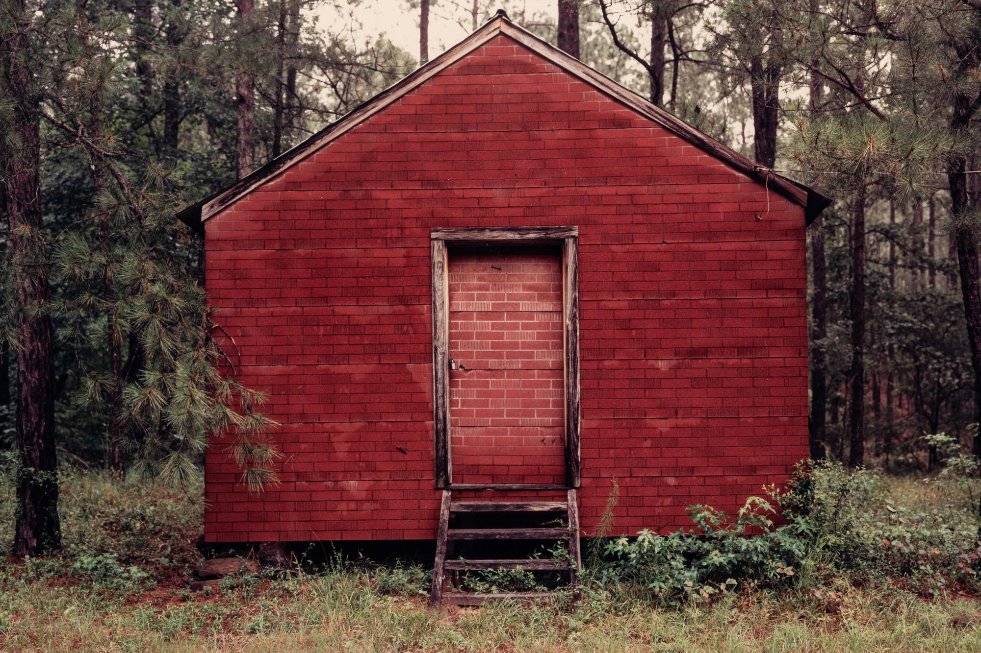 William Christenberry (1936-2016) Red Building in Forest, Hale County, Alabama, 1983