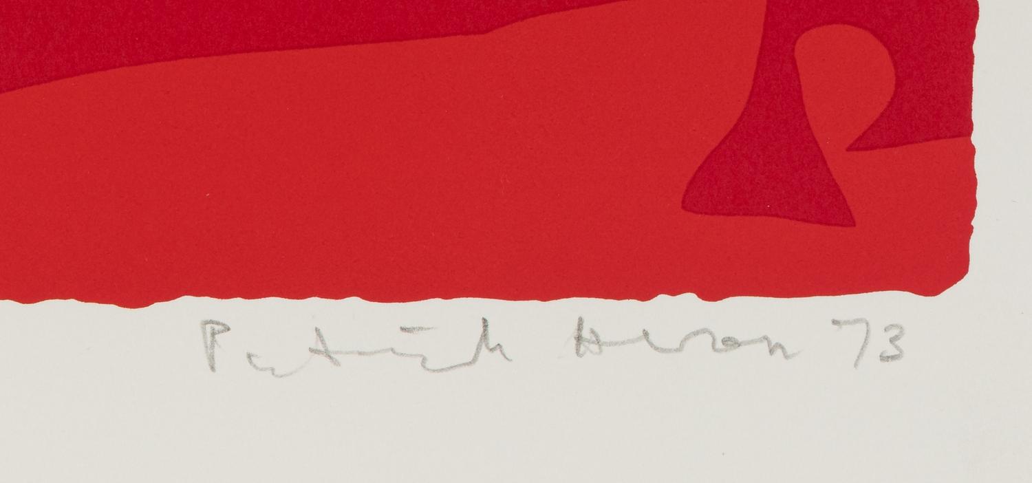 Small Red 1 and Small Red 4 (a pair of prints), 1973