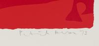 Small Red 1 and Small Red 4 (a pair of prints), 1973