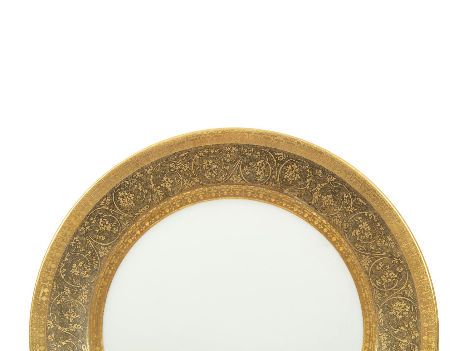 A Group of Limoges Porcelain Dinnerware