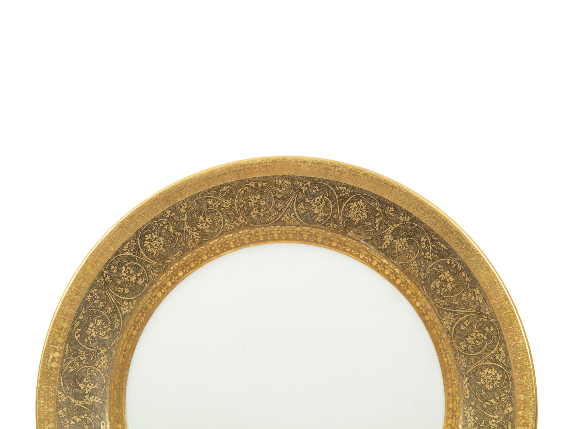 A Group of Limoges Porcelain Dinnerware