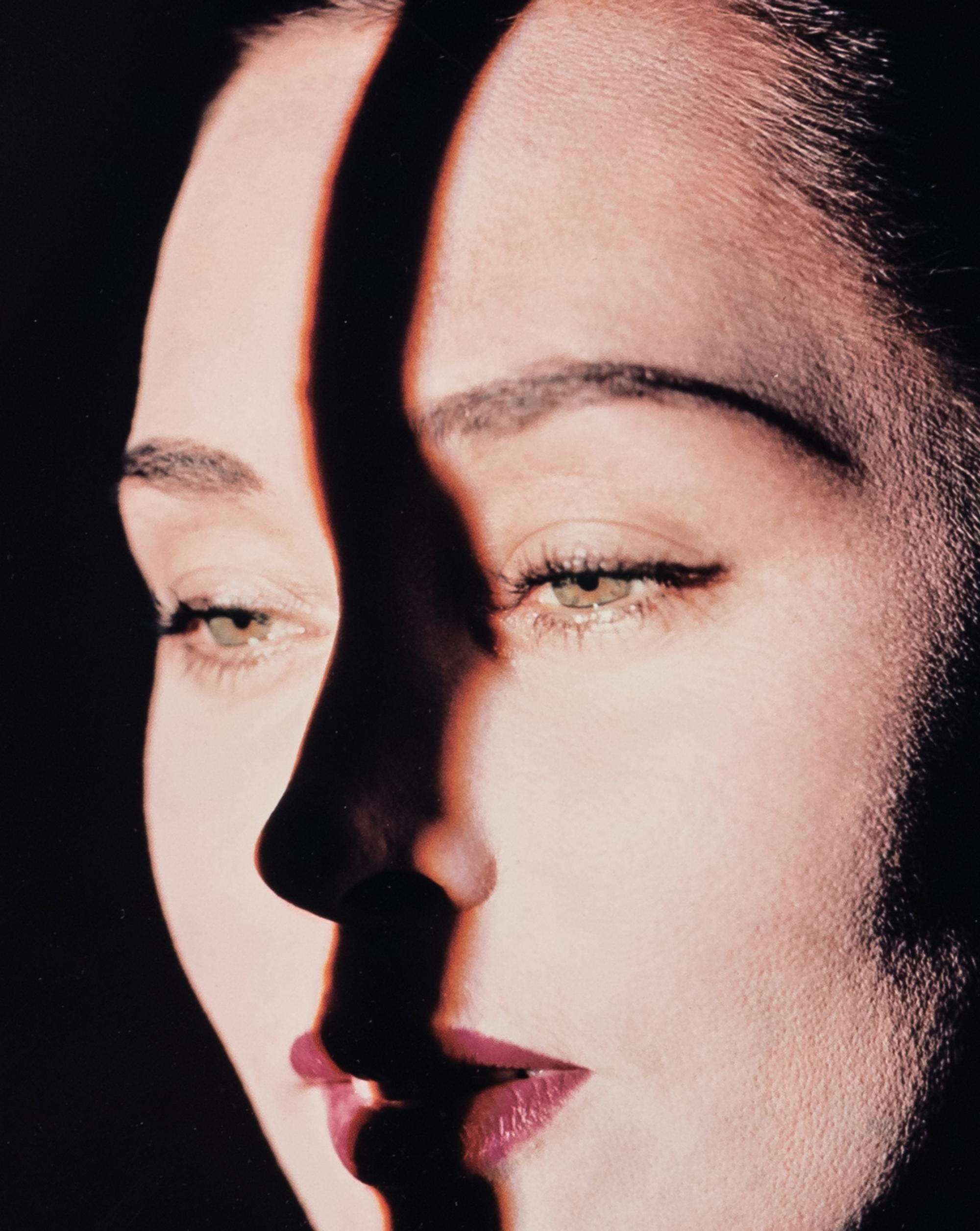 Erwin Blumenfeld (1897-1969) Line on Face, New York 1947-1949, from "Blumenfeld Color"