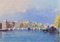 Niek van der Plas, (Dutch, b. 1954), Skinny Bridge, Amsterdam