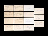 A Group of 16 Vintage Womens Golf Hall of Fame and Champion Signed Autographs,