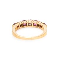 DIAMOND AND RUBY RING