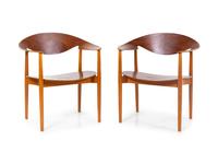 Pair of Metropolitan Chairs Fritz Hansen, Denmark