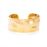 YELLOW GOLD CUFF BRACELET
