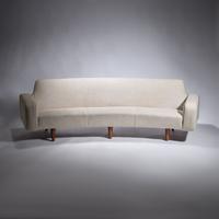 Curved sofa, model 450
