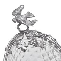 A George III Cut Glass Mounted Silver Epergne