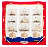 An Hermes 90cm Silk Scarf, 36"x36".