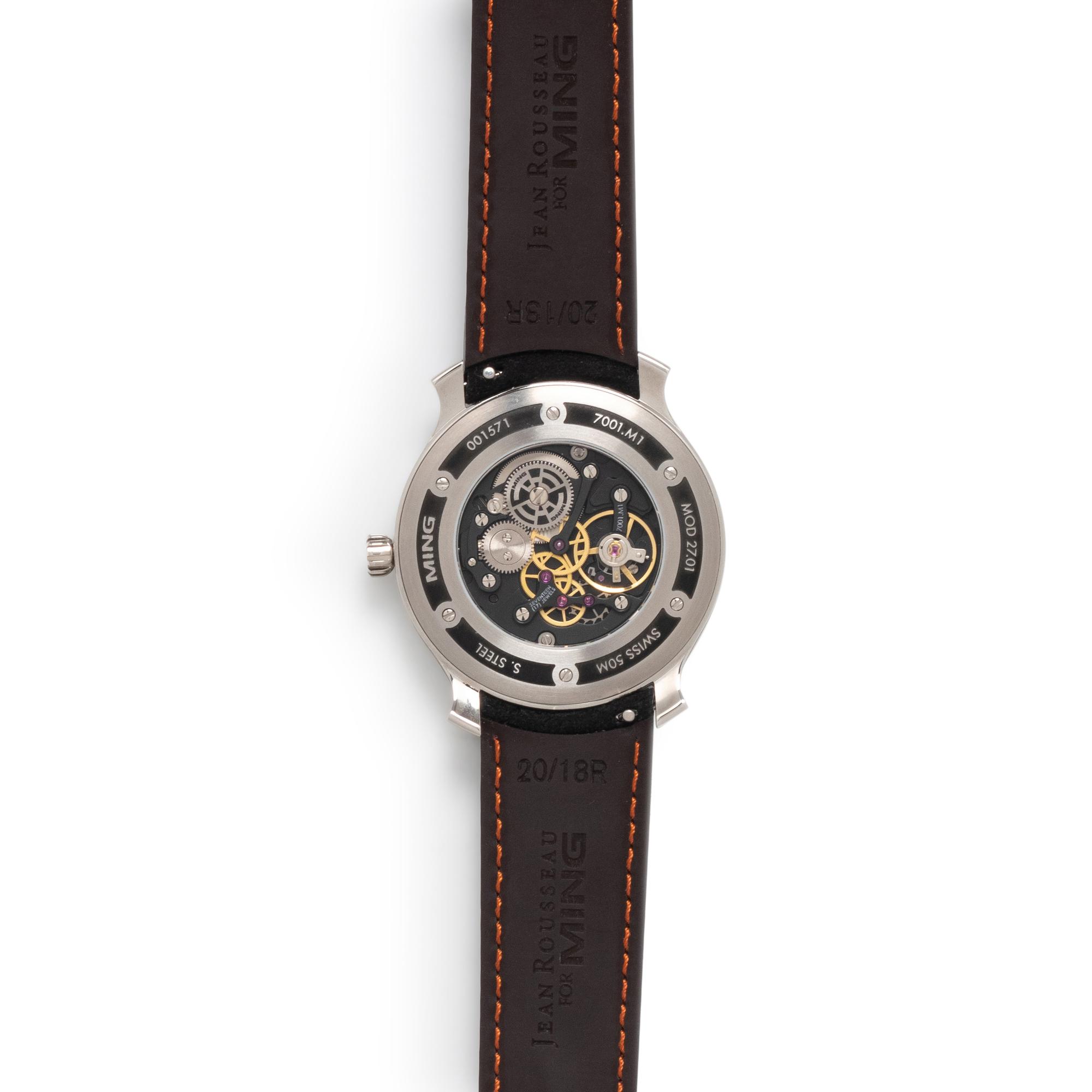 MING, 2701 STAINLESS STEEL 'ULTRA THIN' WATCH