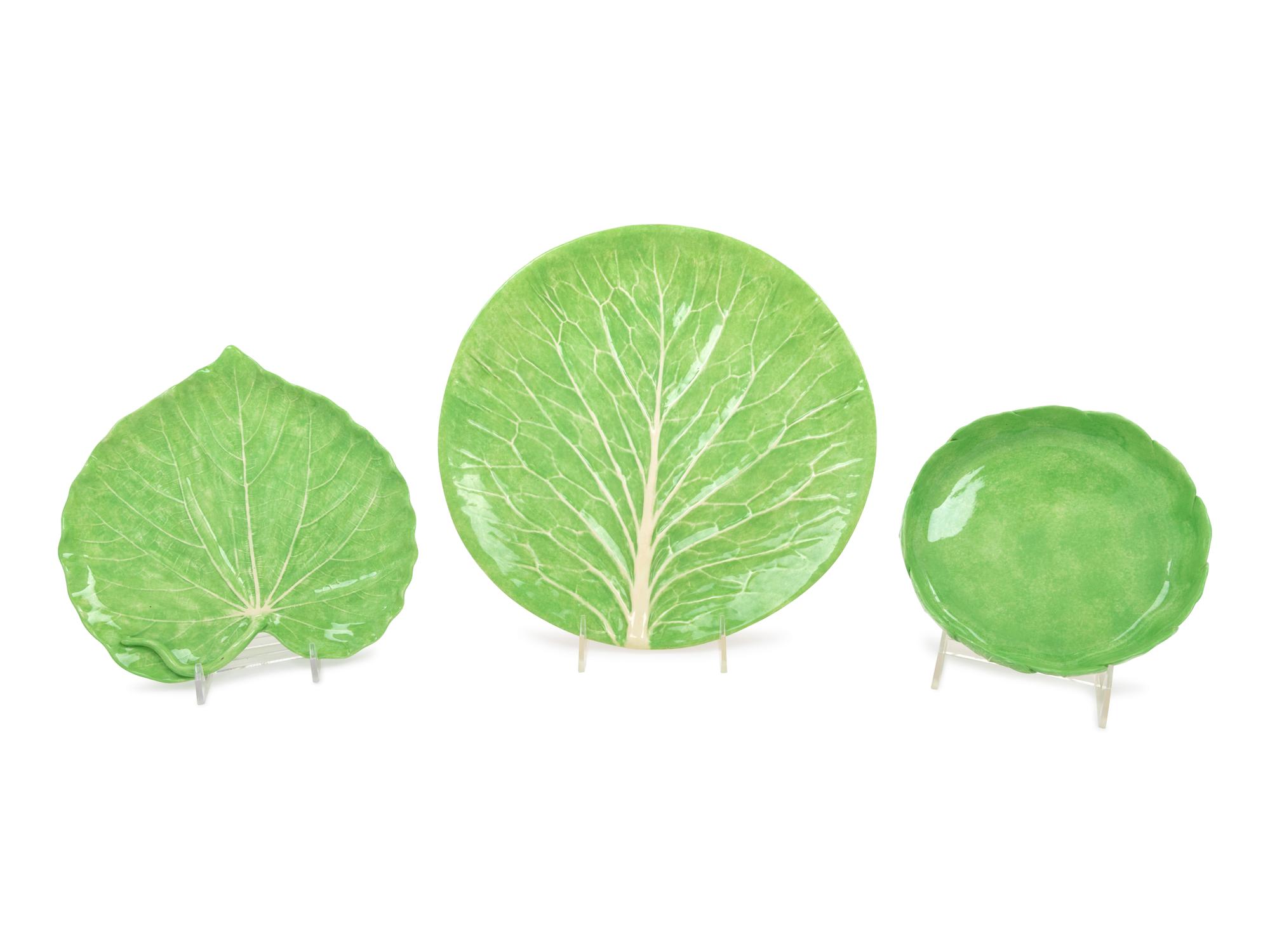 Three Dodie Thayer Lettuceware Serving Plates