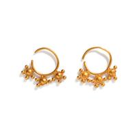 A Pair of Egyptian Gold Earrings