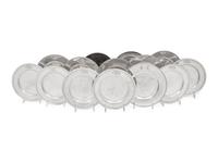 A Collection of American Silver Bread Plates