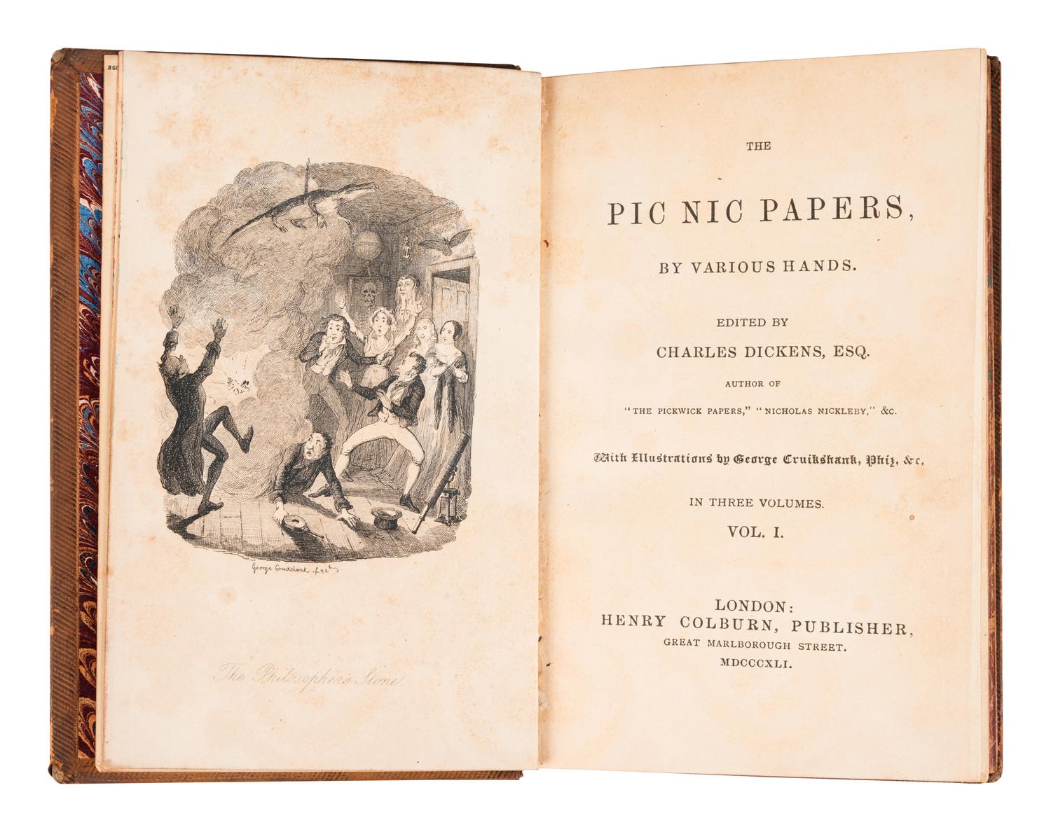 DICKENS, Charles (1812-1870). A group of 11 FIRST EDITION works, including: