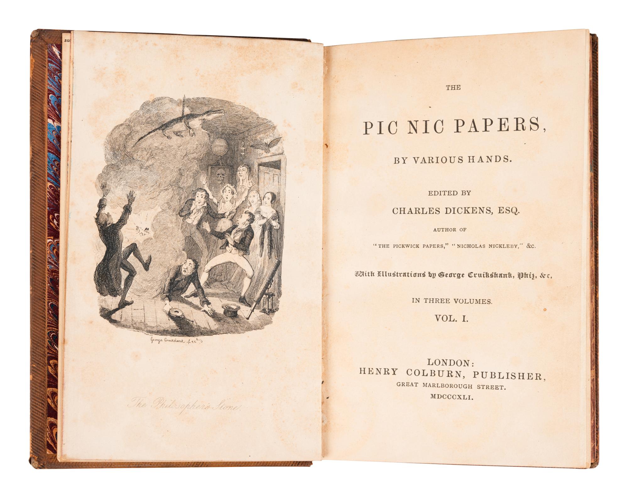 DICKENS, Charles (1812-1870). A group of 11 FIRST EDITION works, including: