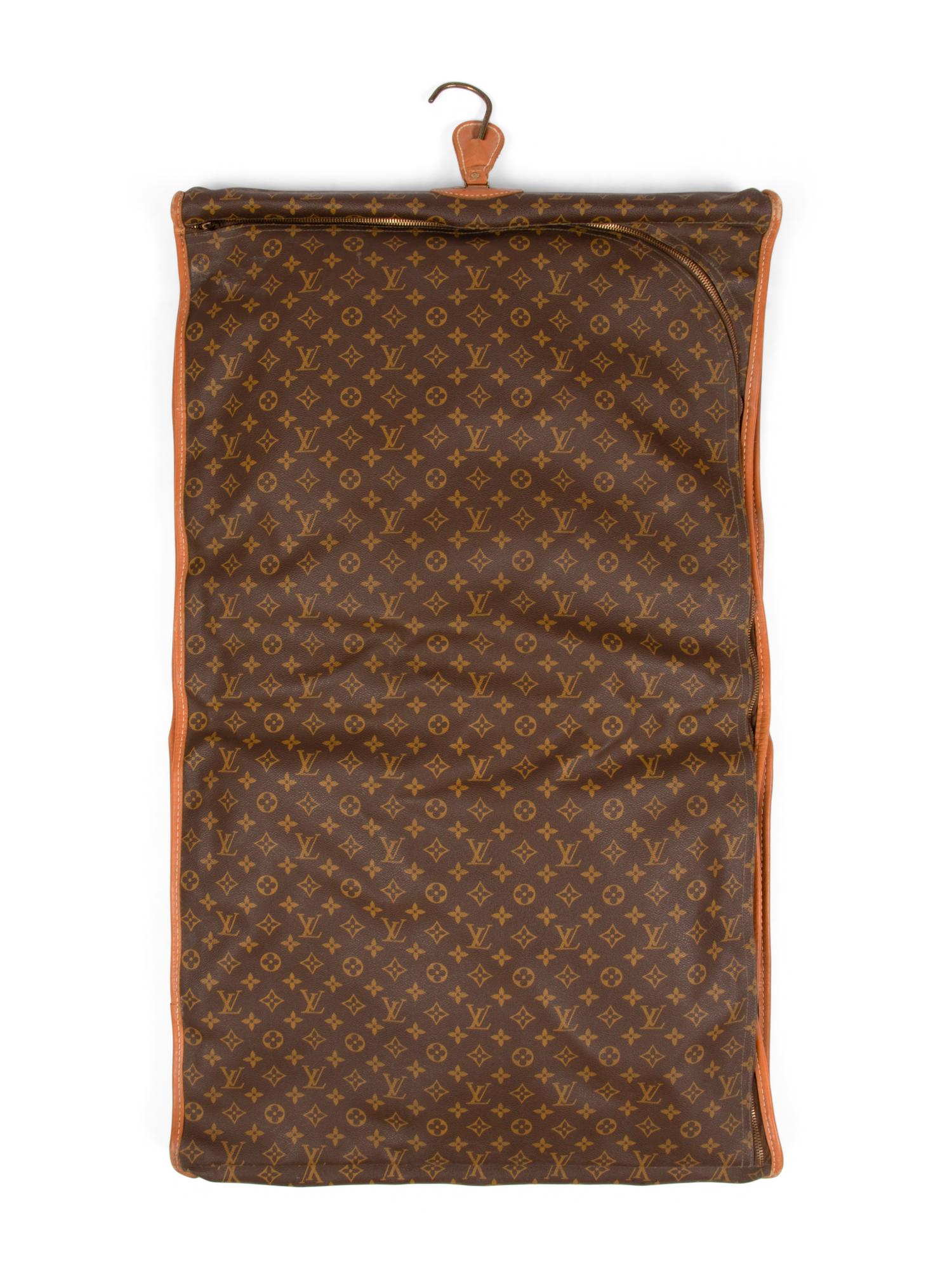 Four Louis Vuitton French Company Garment Bags, 1976-91
