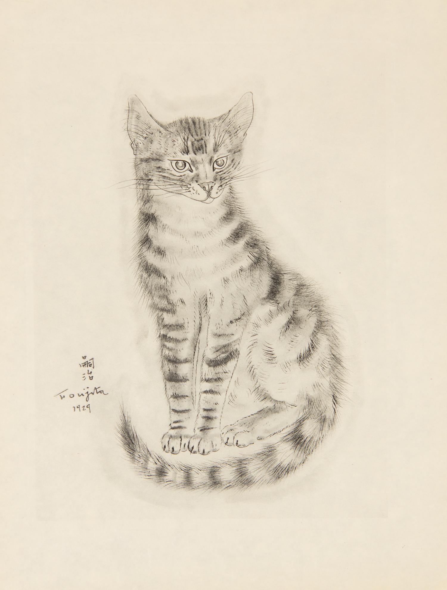 FOUJITA, TSUGOUHARA. 20 etchings from A Book of Cats. New York, 1930. One signed in pencil.