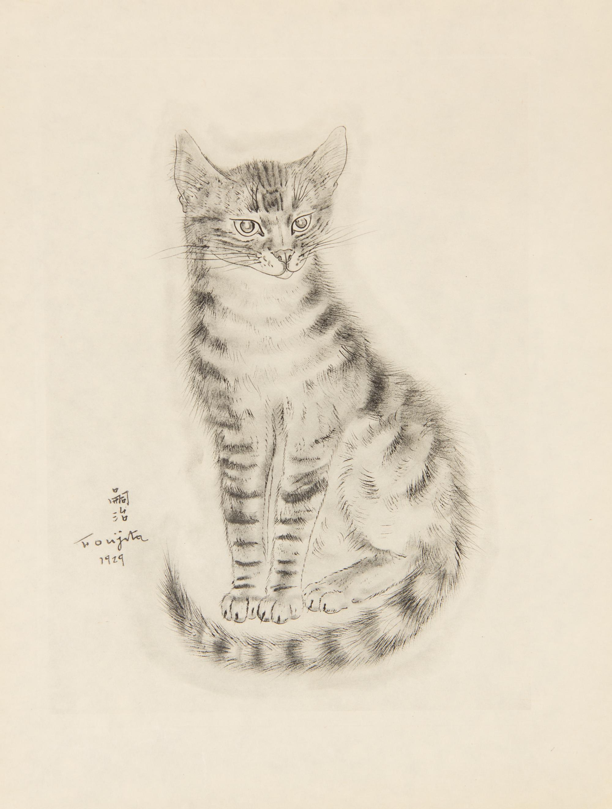 FOUJITA, TSUGOUHARA. 20 etchings from A Book of Cats. New York, 1930. One signed in pencil.