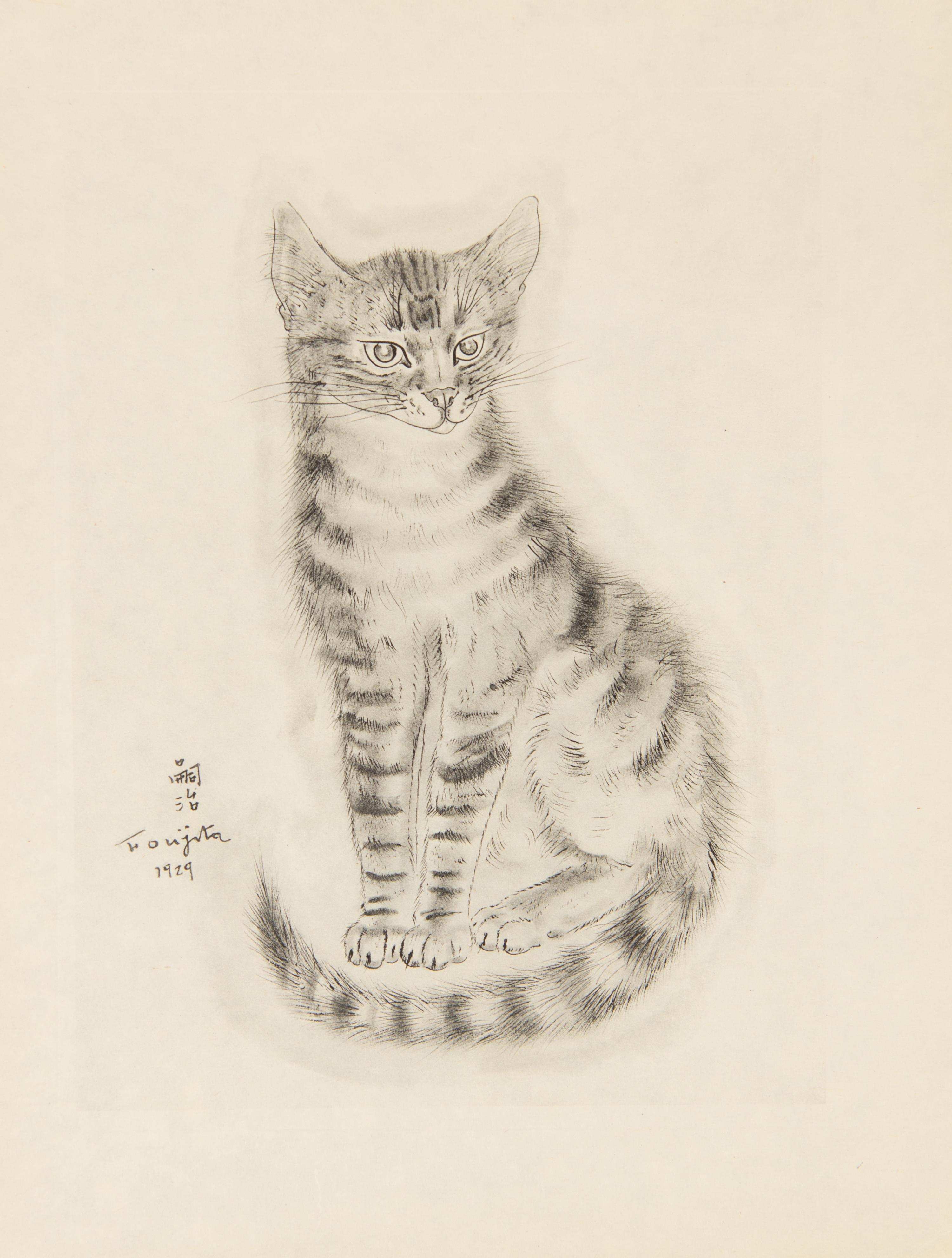 FOUJITA, TSUGOUHARA. 20 etchings from A Book of Cats. New York, 1930. One signed in pencil.