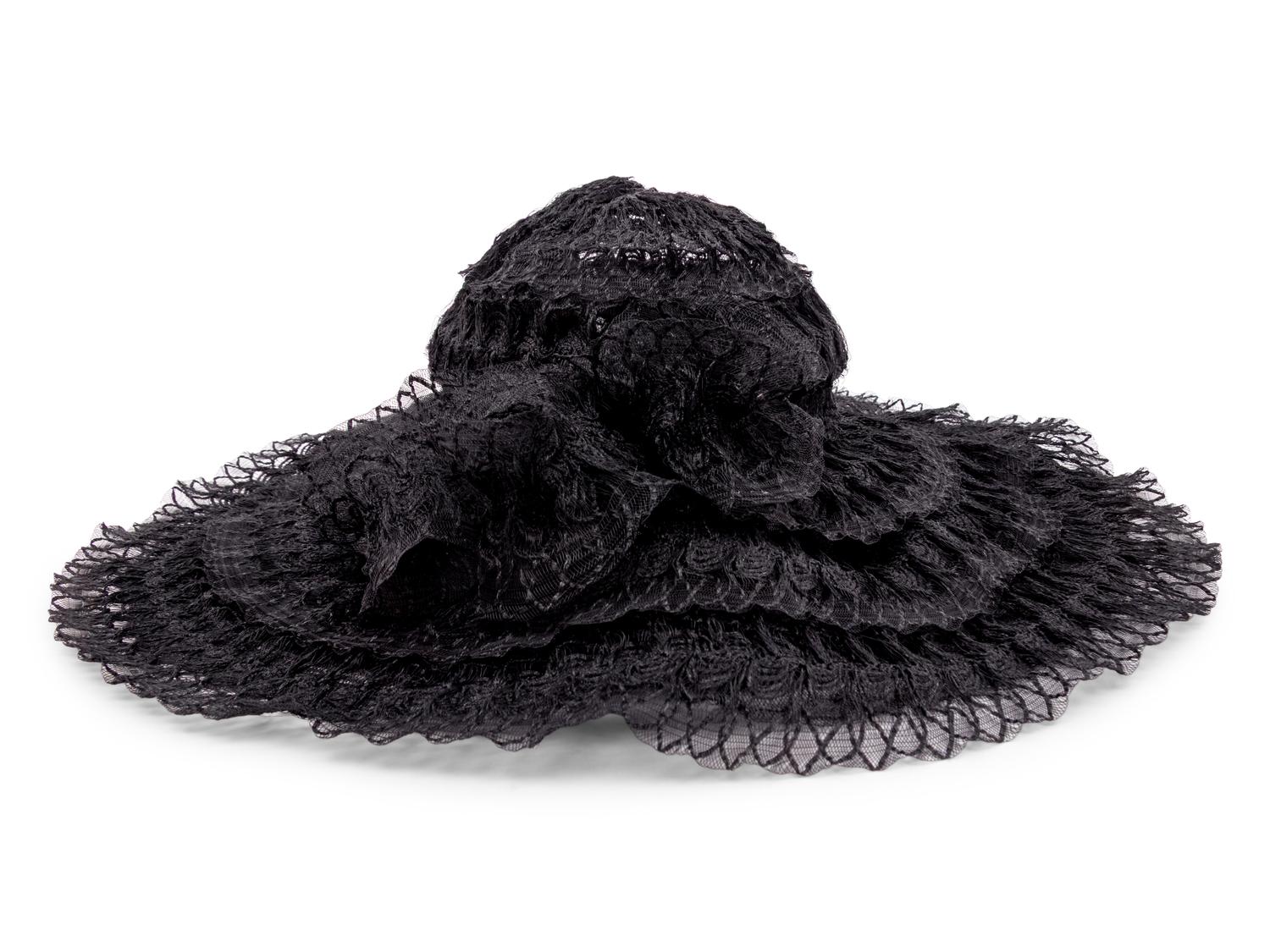 Galanos, Black Lace Hat