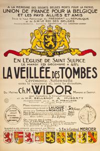 (WWI POSTERS) FOUQUERAY, CHARLES. Two posters. Size of largest 47 x 31 1/2 inches.
