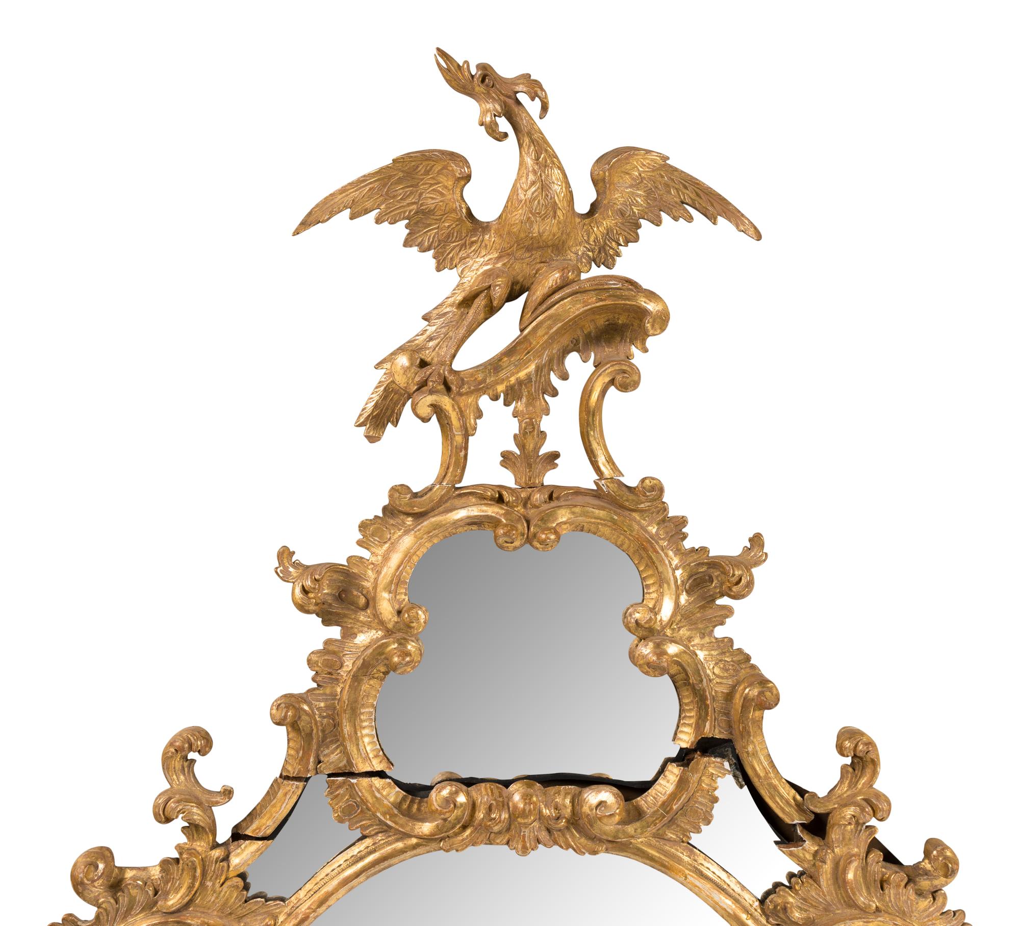 A George II Giltwood Mirror