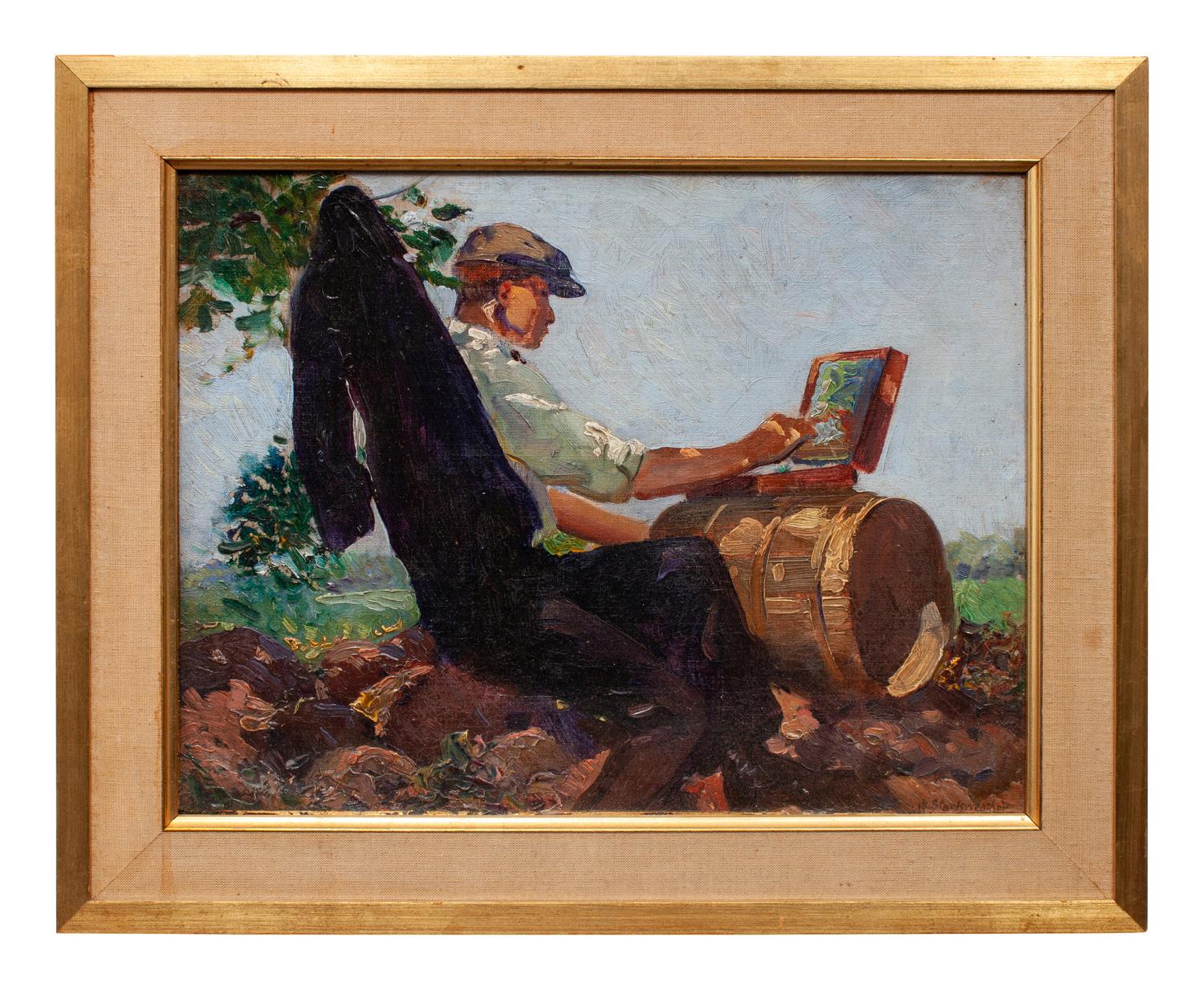 Young Artist Painting