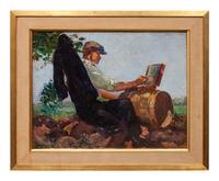 Young Artist Painting