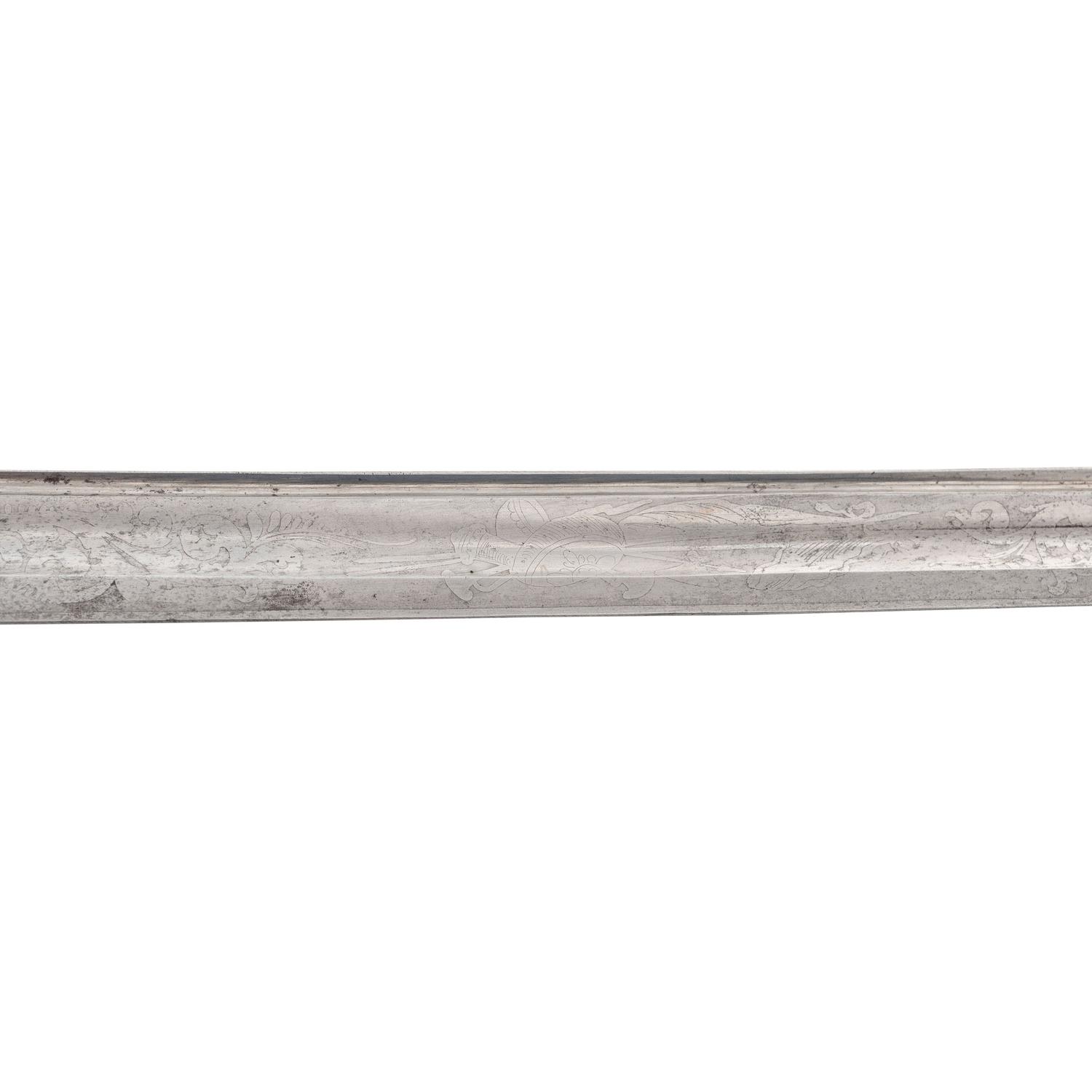 Klingenthal US Model 1850 Staff & Field Officers Sword Presented to Lt. (later Major) W.S. Collier with Framed Pictures