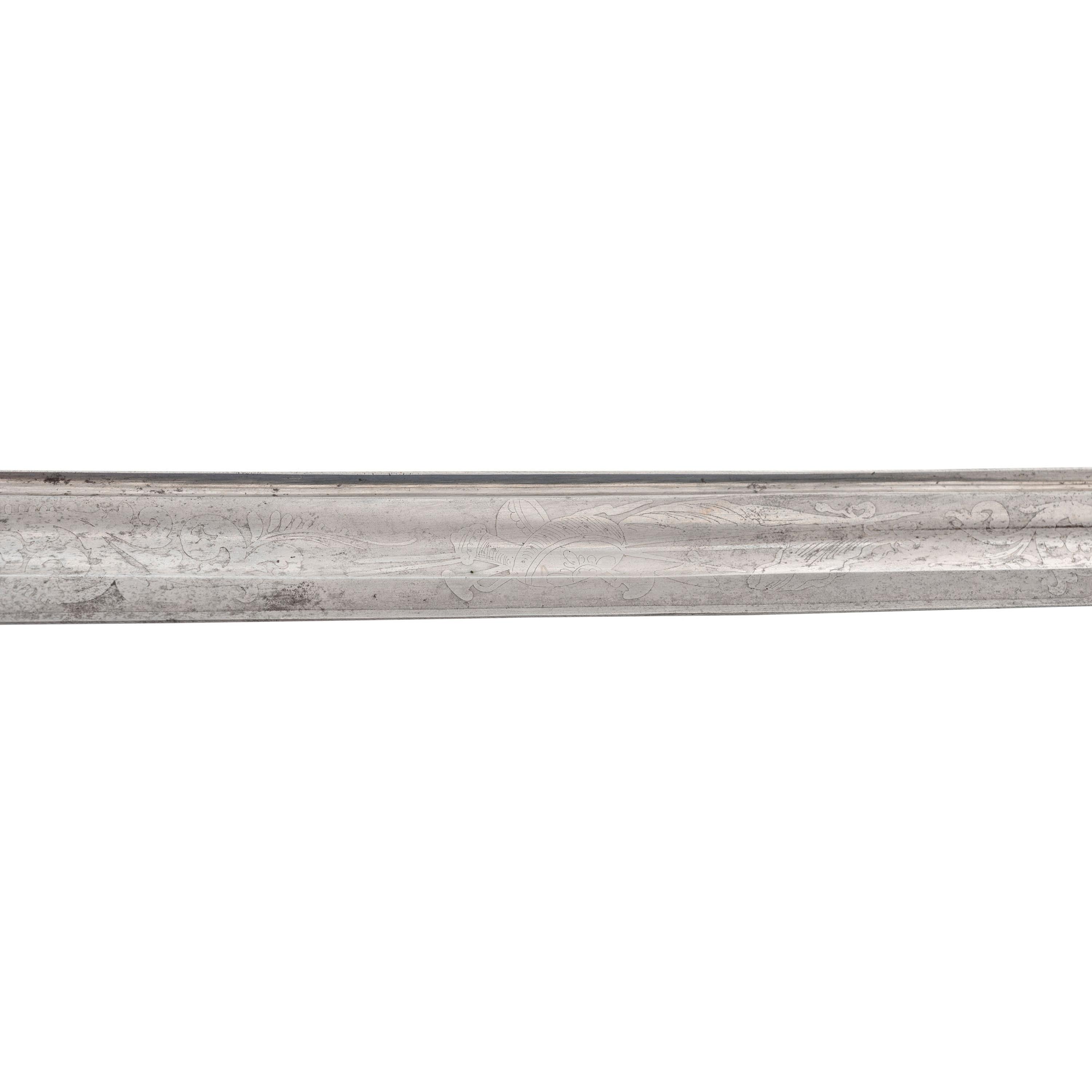 Klingenthal US Model 1850 Staff & Field Officers Sword Presented to Lt. (later Major) W.S. Collier with Framed Pictures