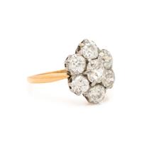 Diamond and Yellow Gold Ring